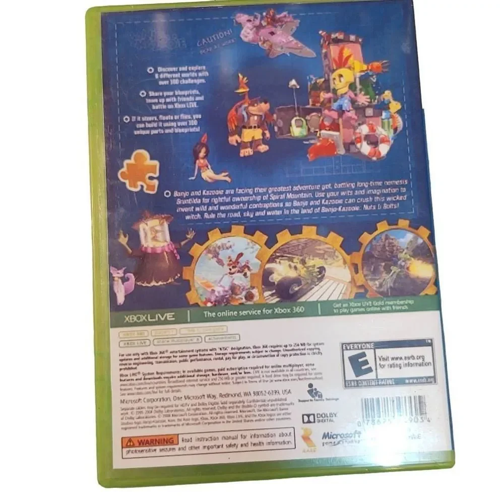 Banjo-Kazooie Nuts & Bolts for Xbox 360 Video‎ Game